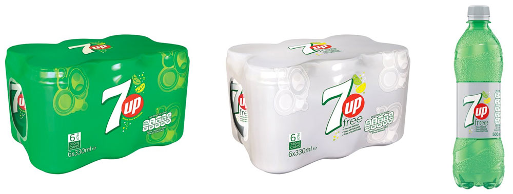 New Logo and Packaging for PepsiCo's 7up