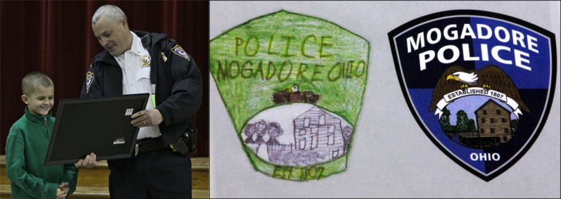 Third-grader designs new logo for Mogadore Police Department