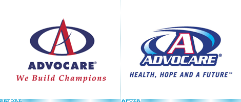 Advocare Logo, Before and After
