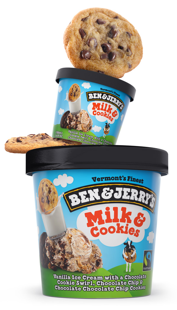 New Packaging for Ben & Jerry's by Pearlfisher