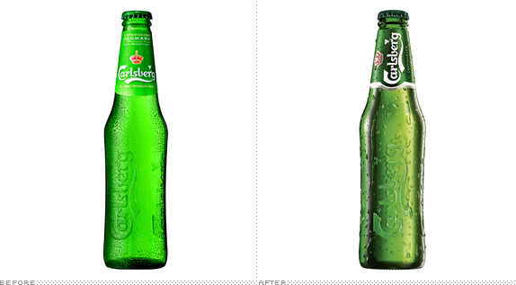 Carlsberg Bottle, Before and After