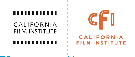 The California Film Institute Logo, Before and After