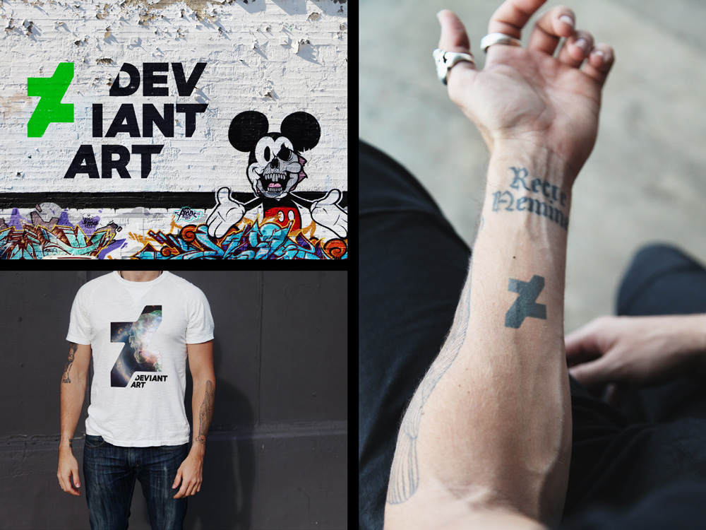 New Logo and Identity for DeviantArt by Moving Brands