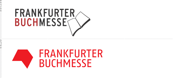 Frankfurt Book Fair Logo, Before and After