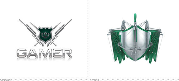 Gamer.ru Logo, Before and After