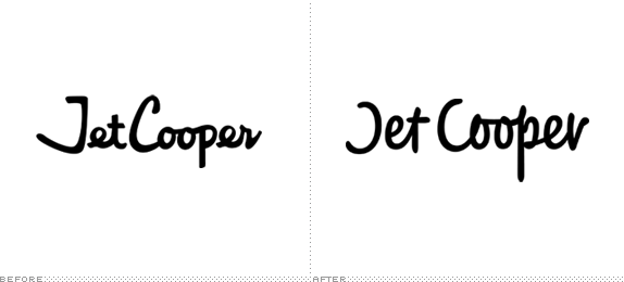 Jet Cooper Logo, Before and After