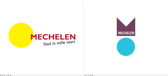 Mechelen Logo, Before and After