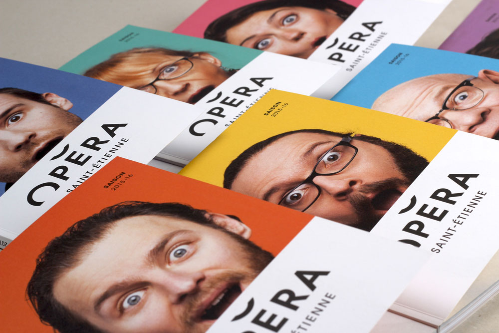 New Name, Logo, and Identity for Opera Saint-Étienne by Graphéine