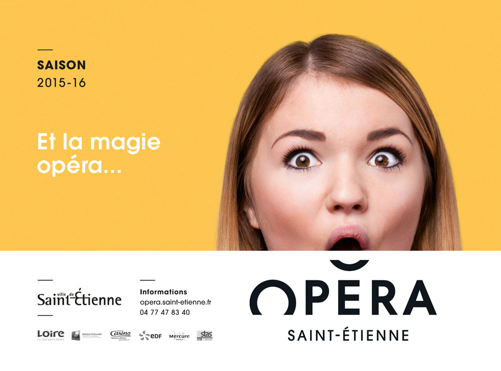 New Name, Logo, and Identity for Opera Saint-Étienne by Graphéine