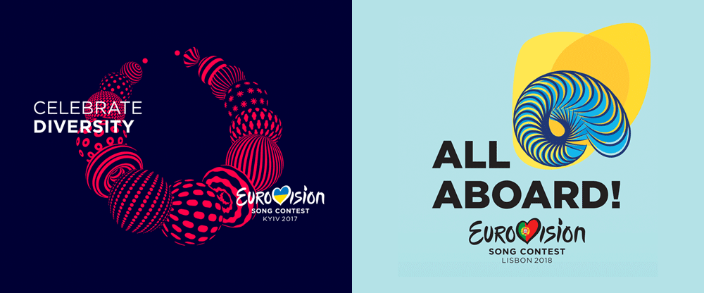 New Logo for Eurovision Song Contest 2018 done In-house at RTP