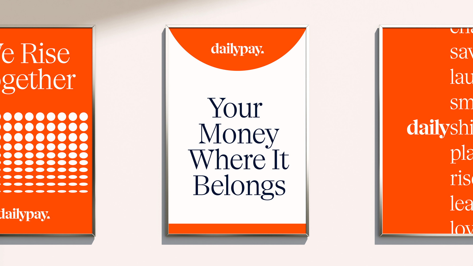 Brand New Follow Up New Logo And Identity For Dailypay By Wolff Olins