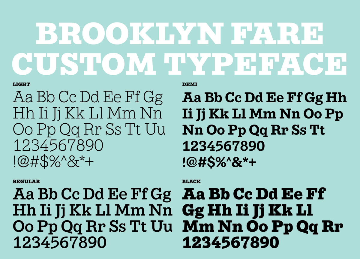 Brooklyn Fare by Mucca Design