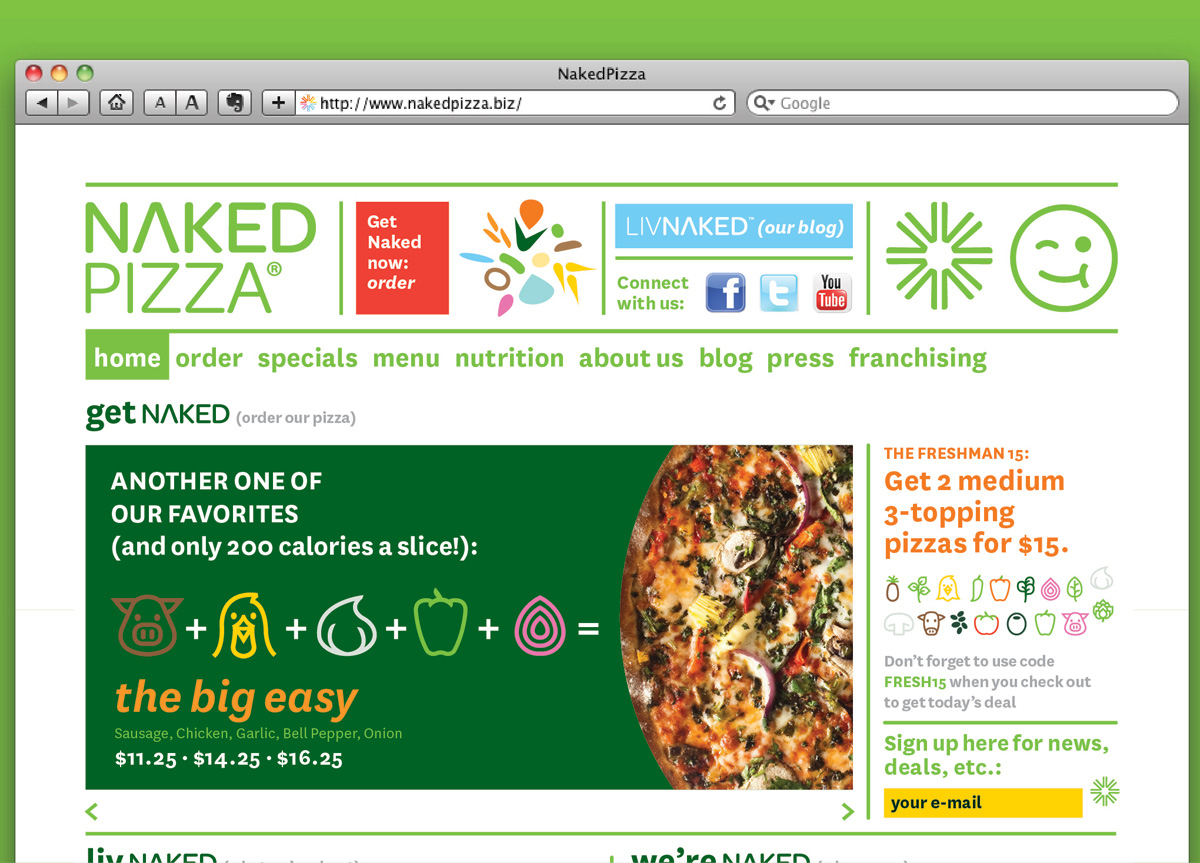 Naked Pizza by Open