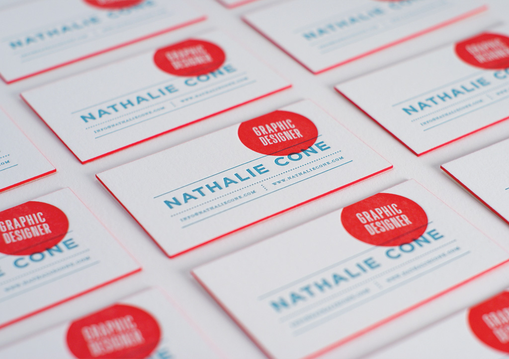 Business Card for Self-Promotion by Nathalie Cone