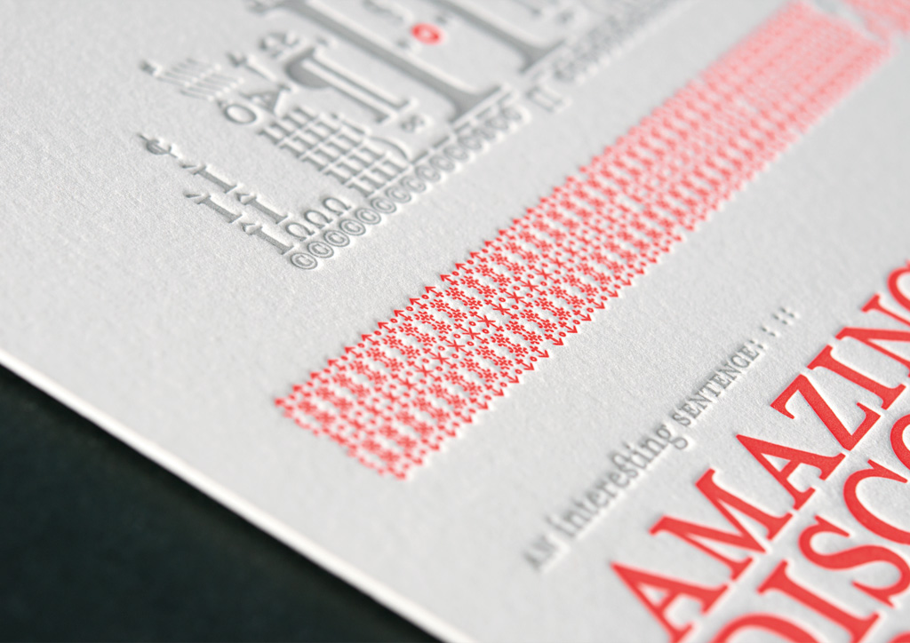 Prints for Self-Promotion by Bellus Letterpress and ak design