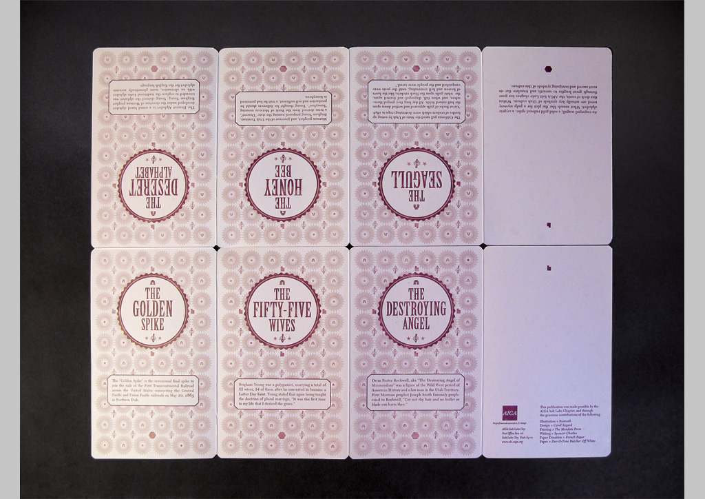 Pamphlet for AIGA SLC by The Mandate Press