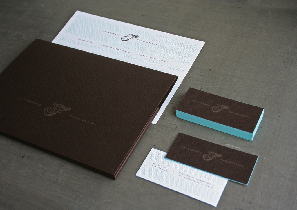 Business Card, Gift Certificate, and Photo Folio for Finessence Photography by Studio On Fire