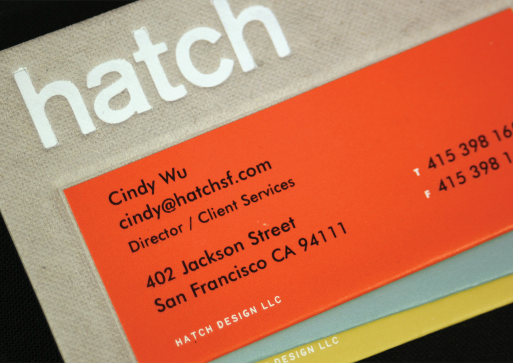Business card for Self-Promotion by Hatch