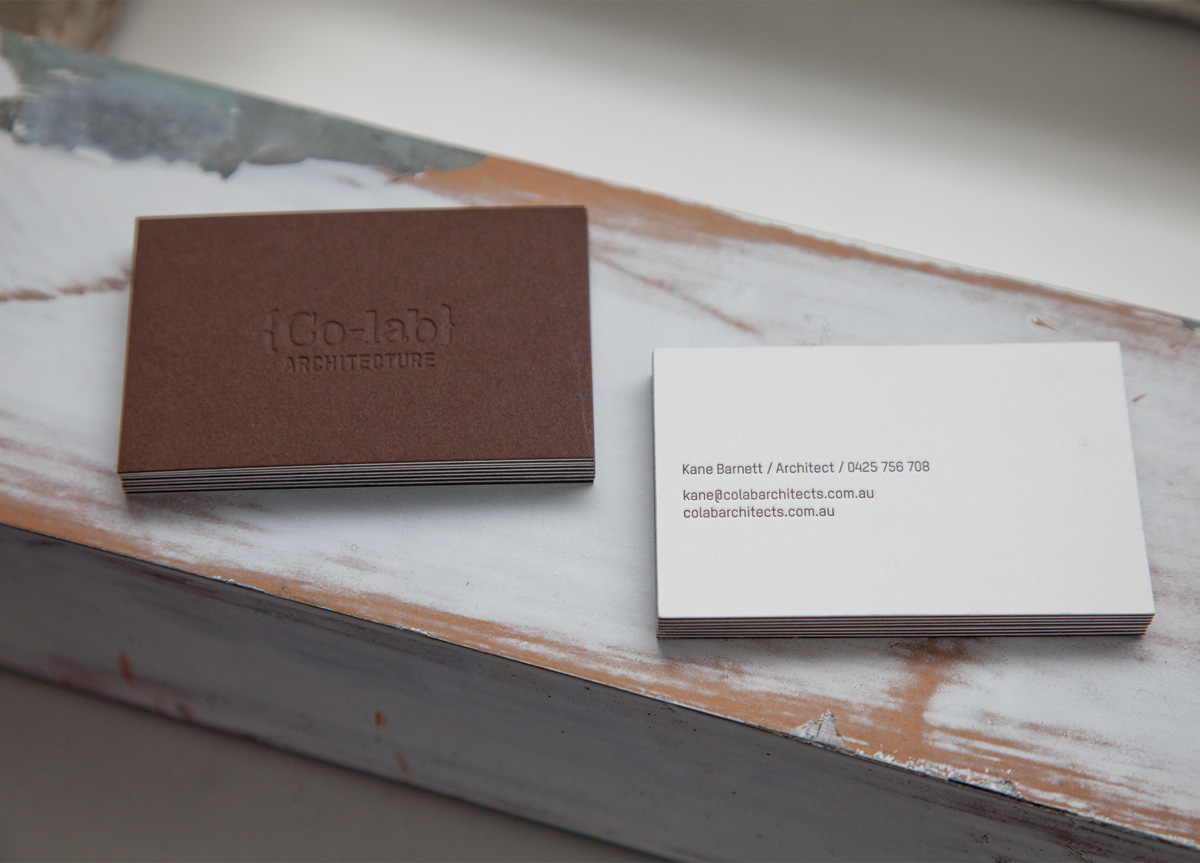 Business Card for Co-lab by Principle Design