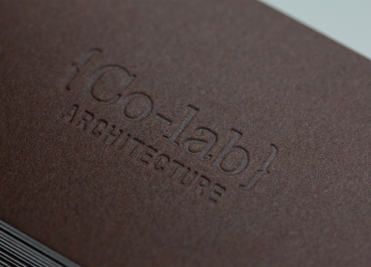Business Card for Co-lab by Principle Design