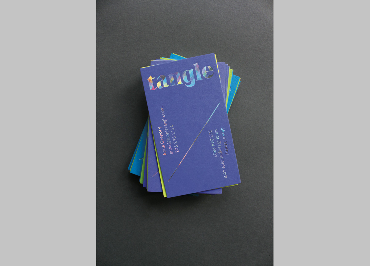 Business Card and Note Sheet for Tangle by Still Room