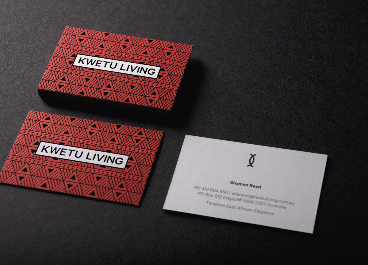 Business Card for Kwetu Living by Canvas Group