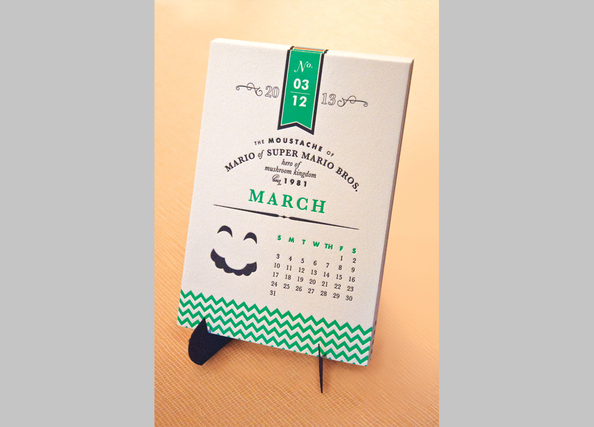 Calendar for Self-Promotion by Two Paperdolls