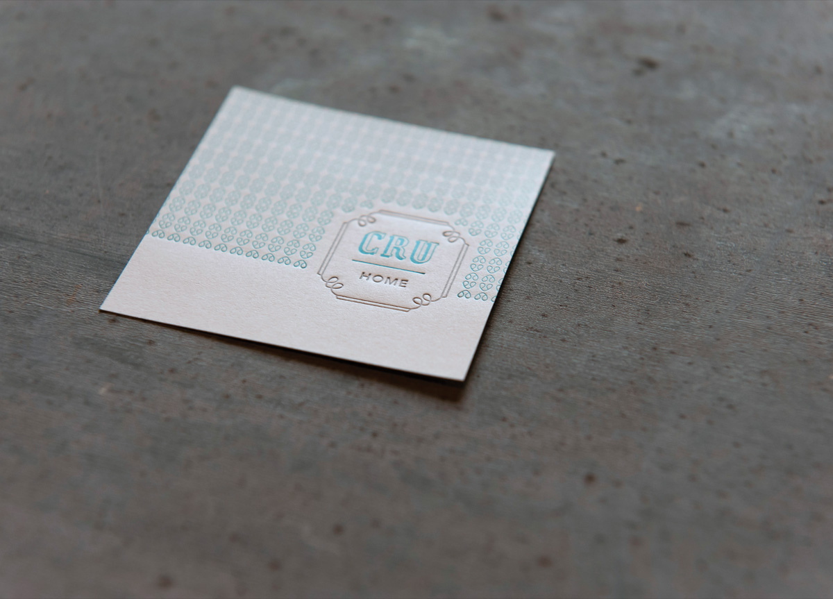 Stationery for Cru Home by Deuce Creative