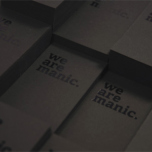 Business Card for/by Manic Design