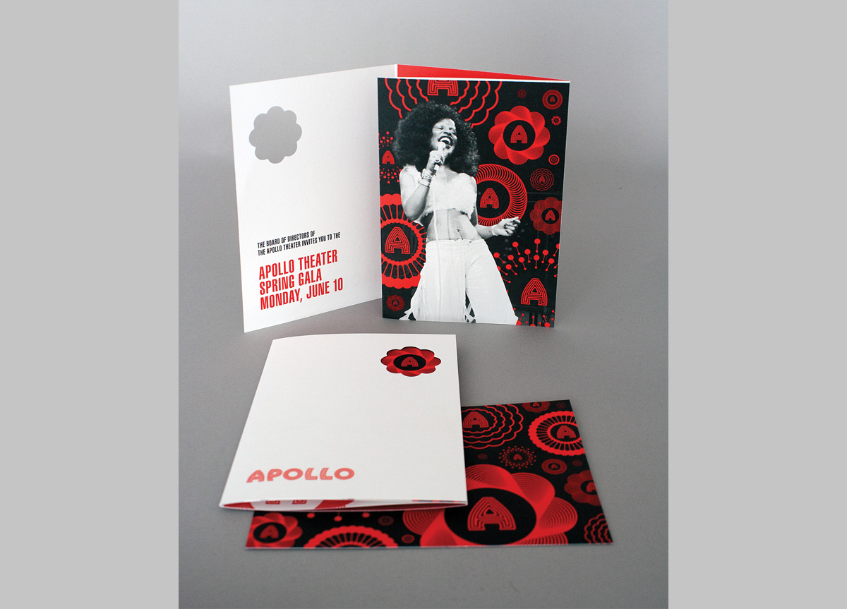 Invitation for Apollo Theater Foundation by Rogers Eckersley Design