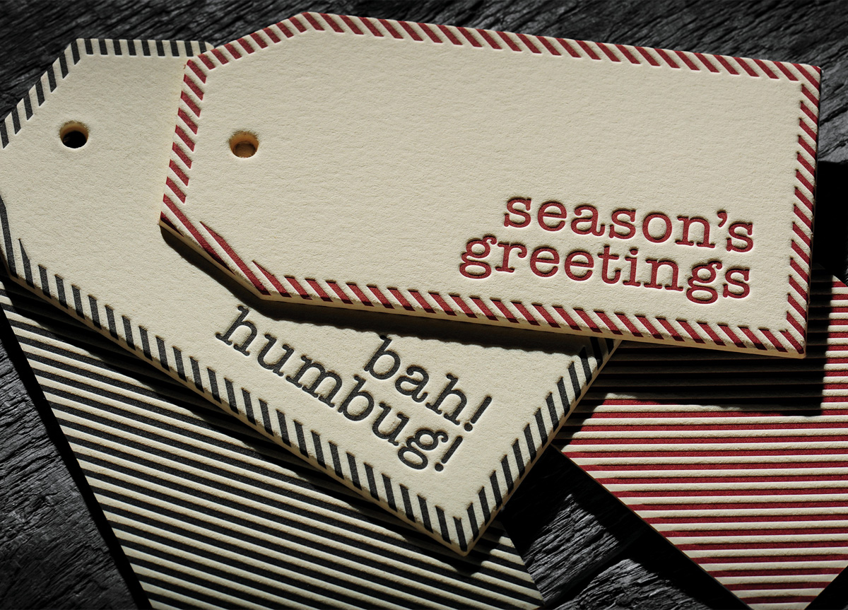 Christmas Gift Tags for Self-promotion by Chapel Press