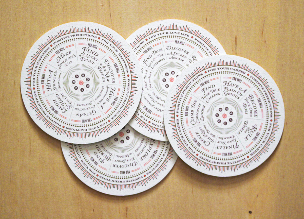 Coasters for Self-promotion by Seamless Creative