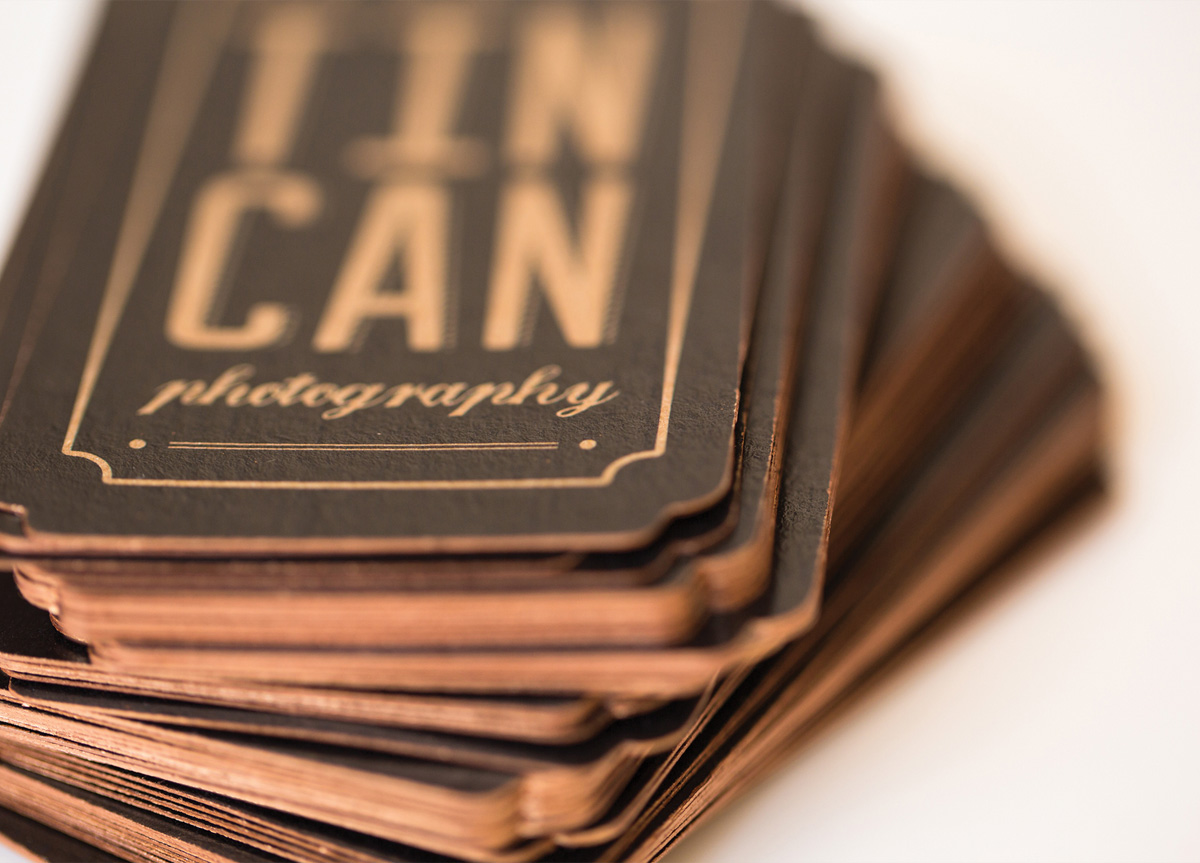 Business Card for Tin Can Photography by Ksenia