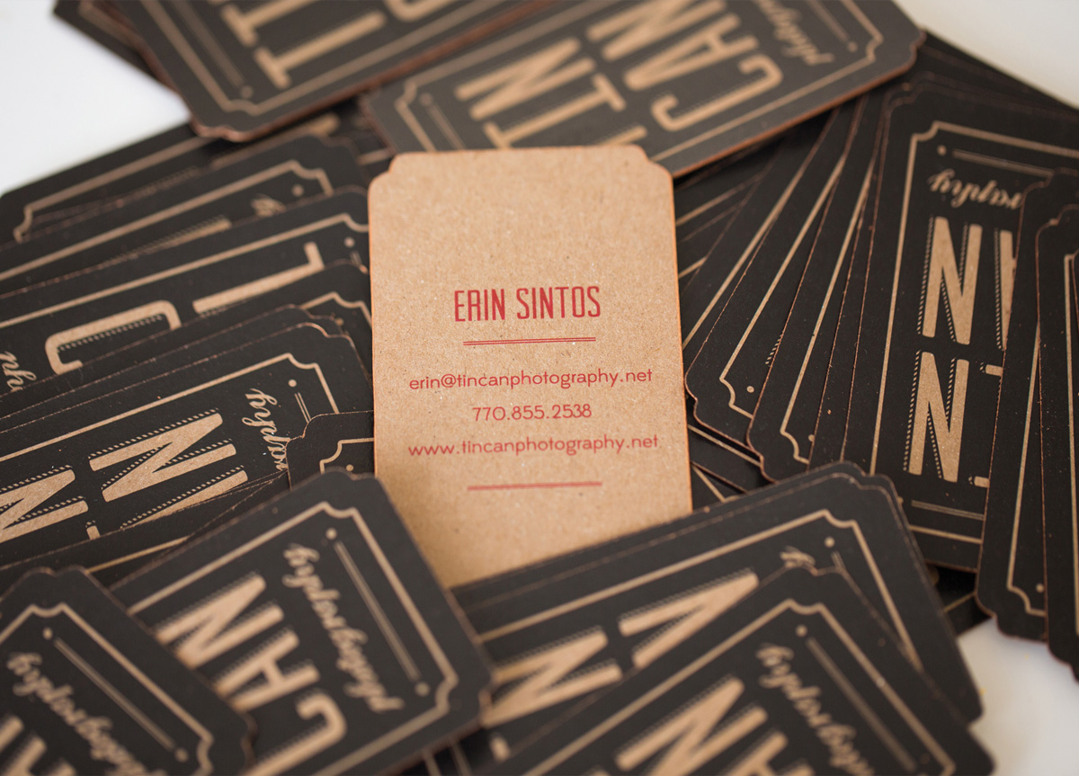 Business Card for Tin Can Photography by Ksenia