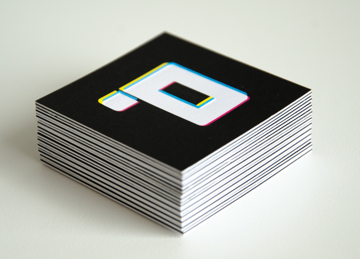 Business Card for/by Projektor Brand Image