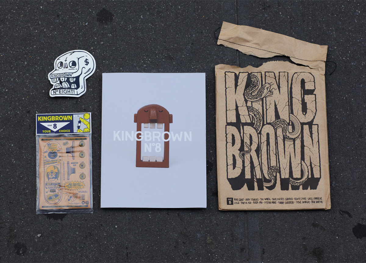 Book/Magazine/Toy Skateboard for/by Kingbrown Magazine and Morning Breath