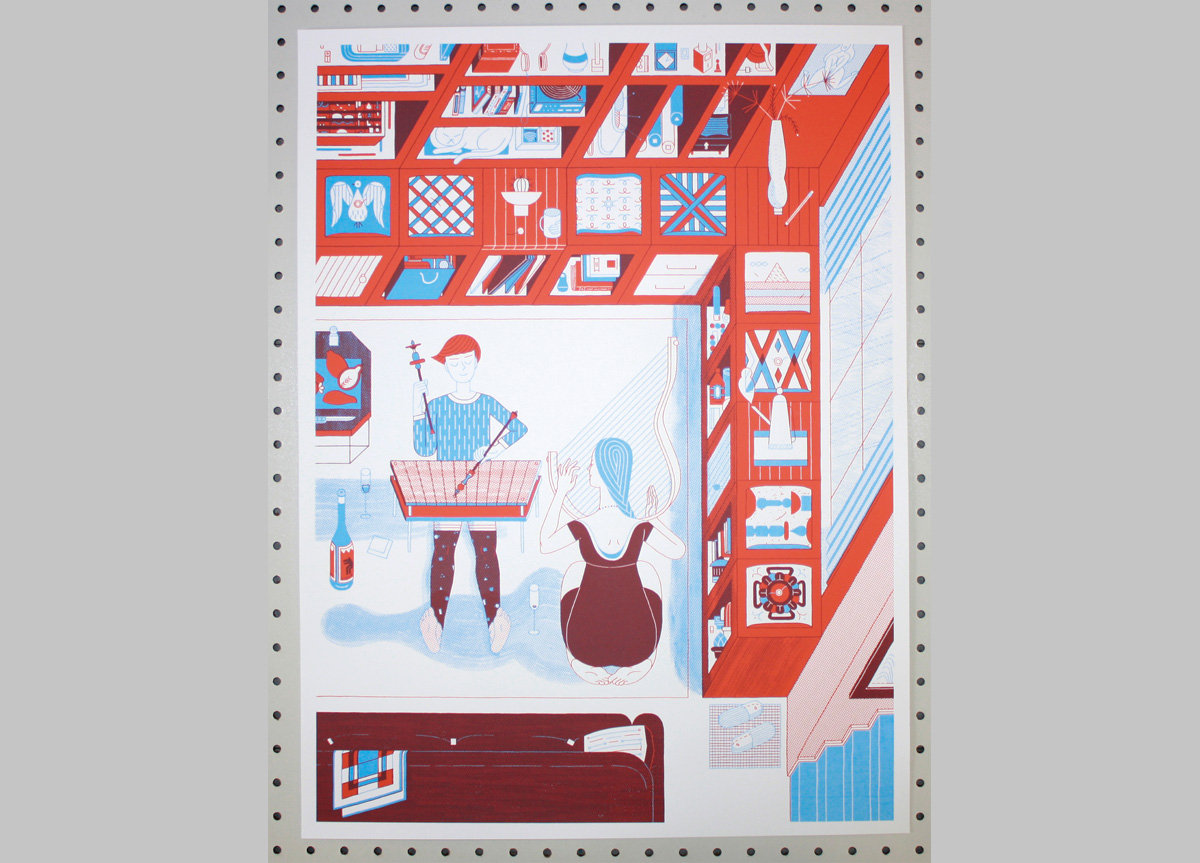Poster for Telegraph Gallery by Industry Print Shop