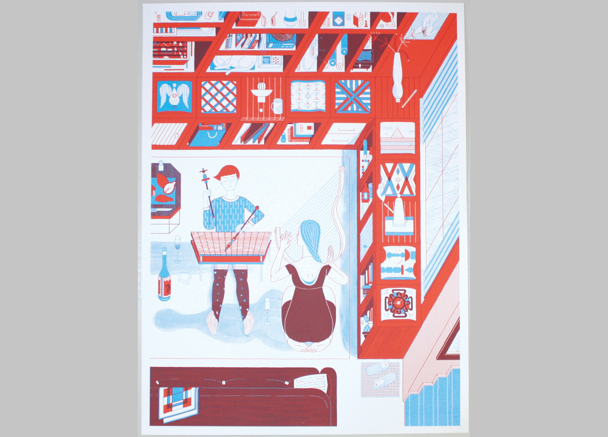 Poster for Telegraph Gallery by Industry Print Shop