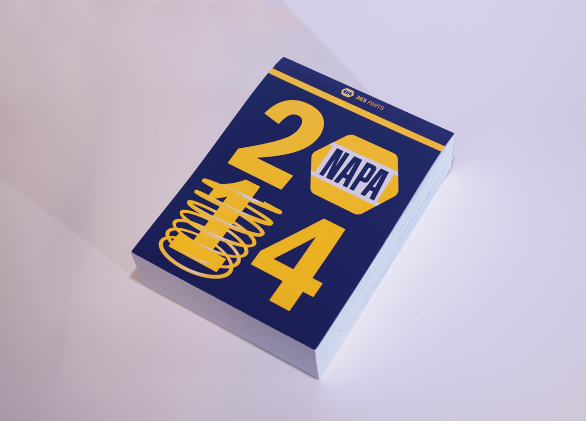 Calendar by Publicis Kaplan Thaler for Napa Autoparts