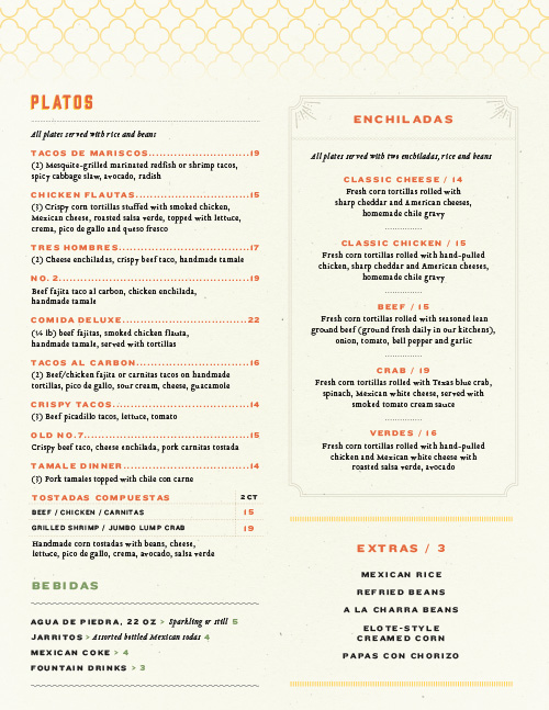 Goode Co. Kitchen & Cantina Menu by Principle