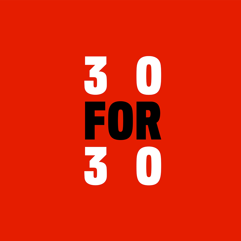 Brand New New Logo and Identity for 30 for 30 by COLLINS