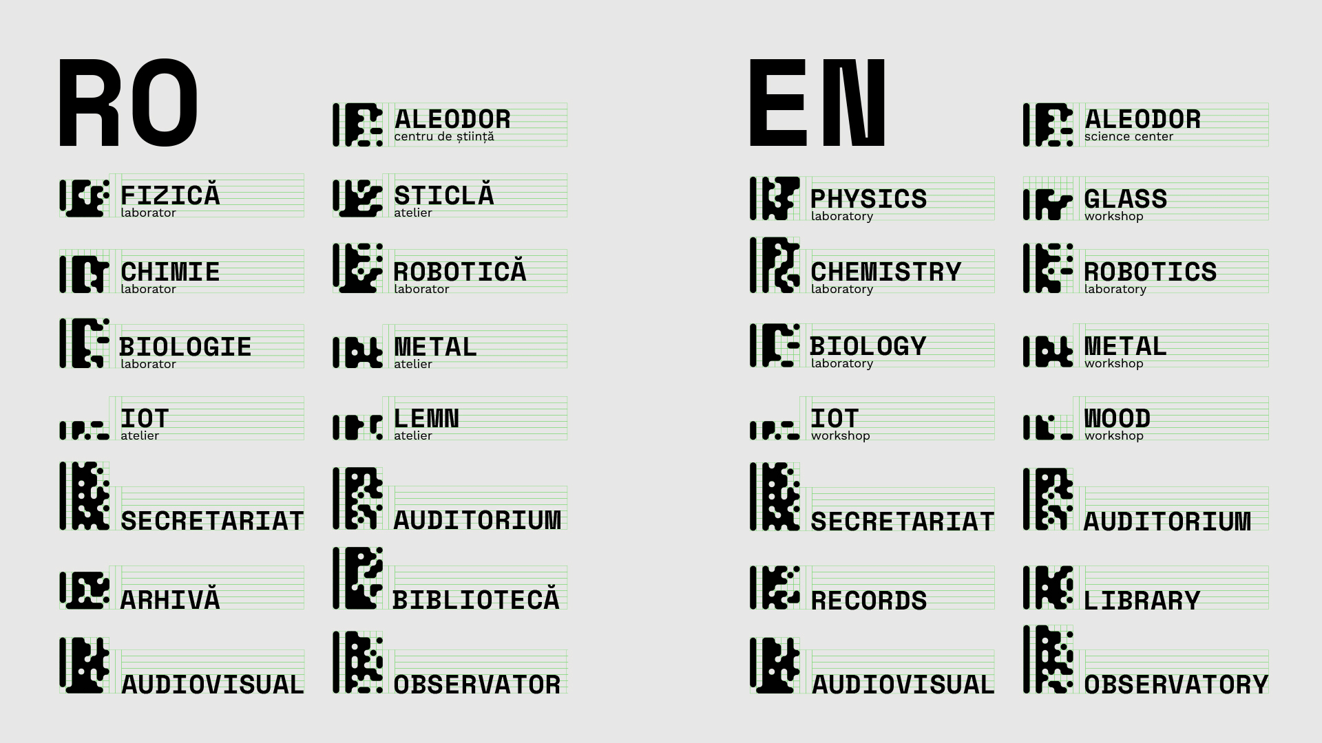 New Logo and Identity for Aleodor Science Center by VRLN