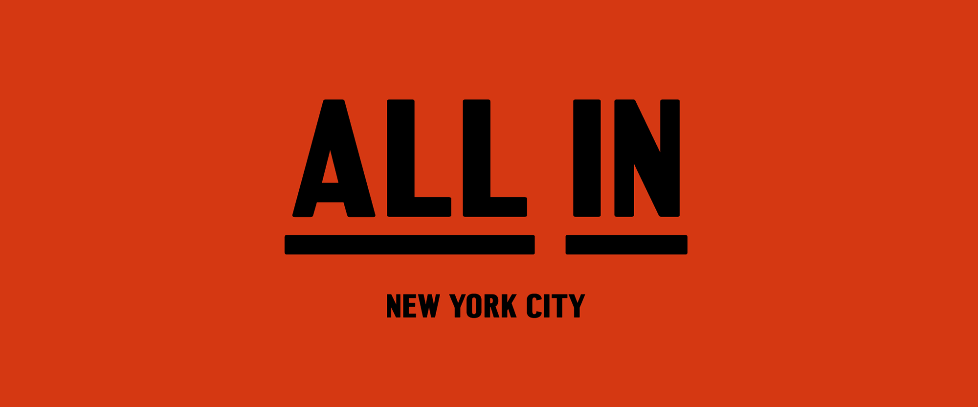 New Logo and Campaign for All in NYC by Aruliden