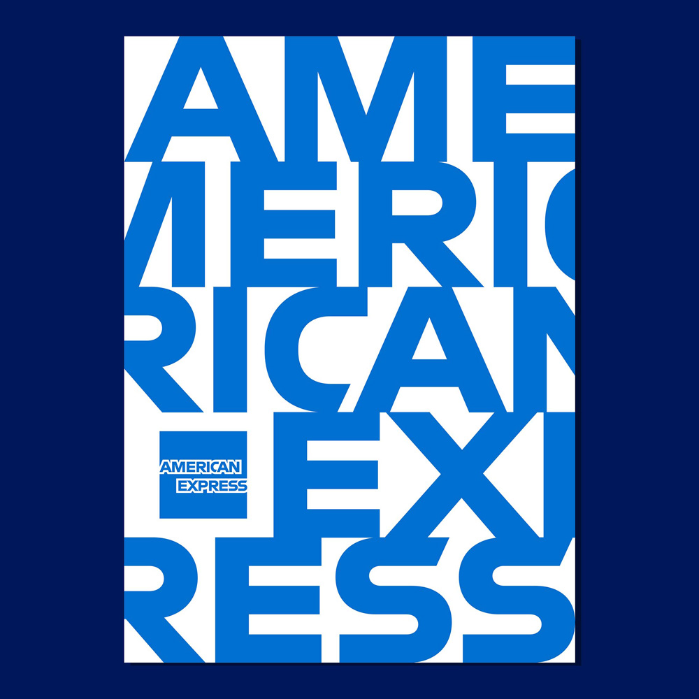 Brand New New Logo and Identity for American Express by Pentagram