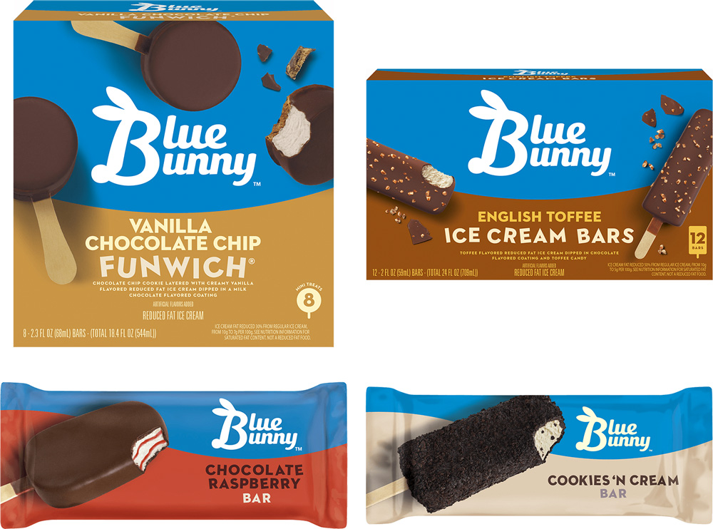 Brand New: New Logo And Packaging For Blue Bunny