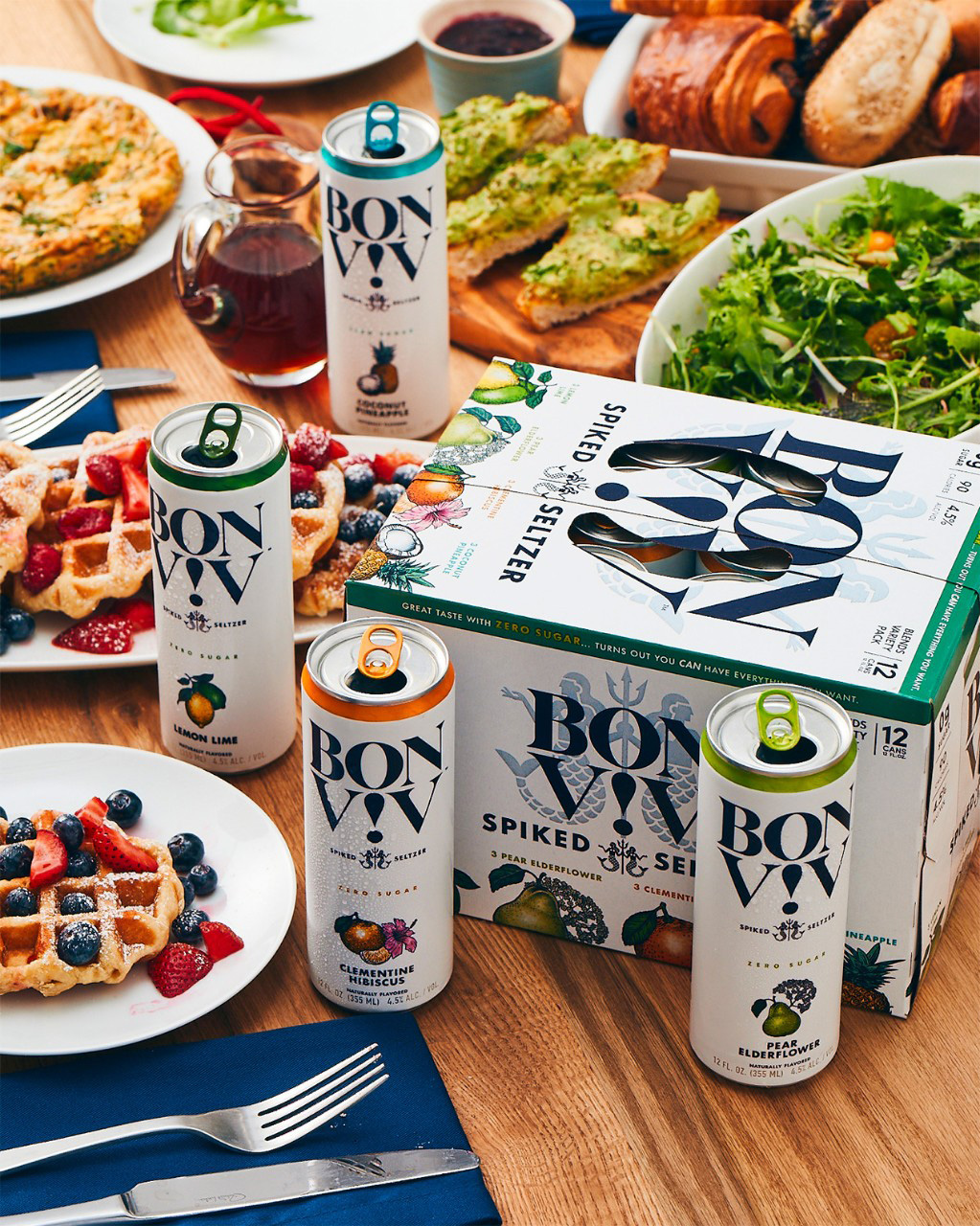 New Logo and Packaging for BON V!V by FCB Chicago and Adam&Co