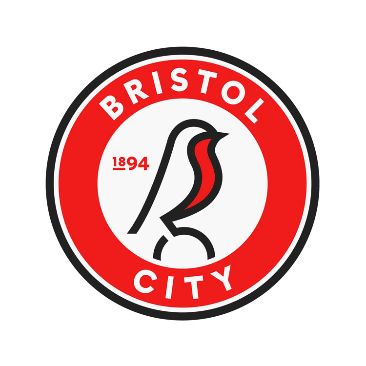 Brand New: New Logo and Identity for Bristol City FC by Mr B & Friends