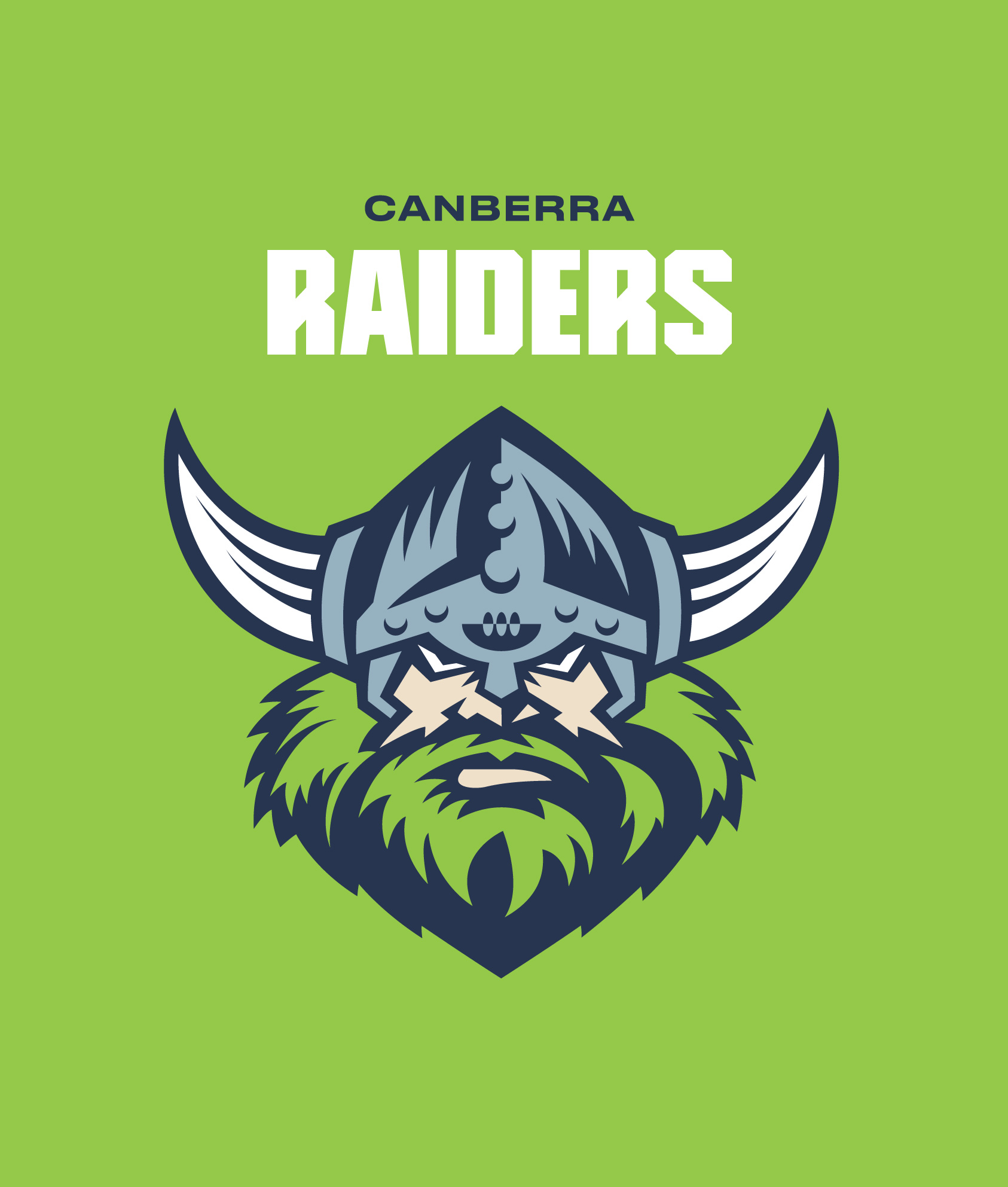 New Logo and Identity for Canberra Raiders by Inklab