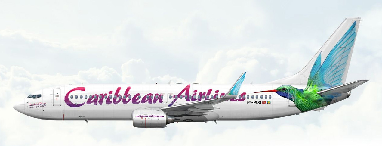 New Logo and Livery for Caribbean Airlines