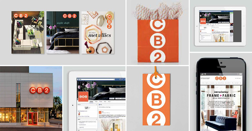 Brand New: New Logo and Identity for CB2 by Mother